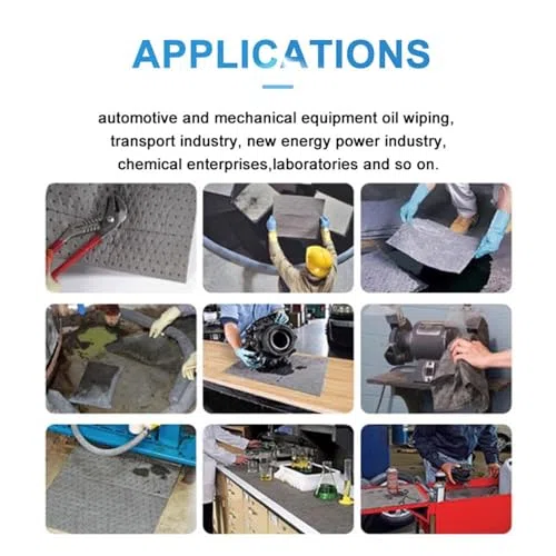 Rouleaux de Joints pour Le Confinement des déversements d'hydrocarbures industriels - Joints de Confinement à Usage général adaptés aux hydrocarbures, à l'eau et aux Produits Chimiques - joi