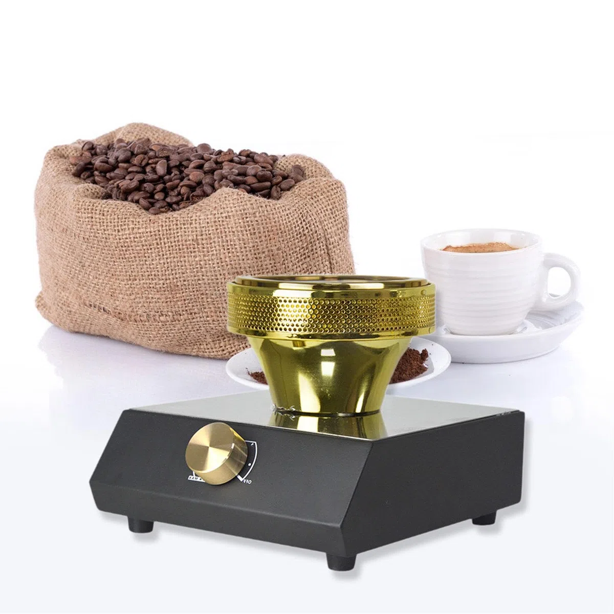 Brûleur à Café électrique pour Machines à Café à Siphon, Pièce de Rechange Professionnelle et Pratique, élément Chauffant Réglable, Portable