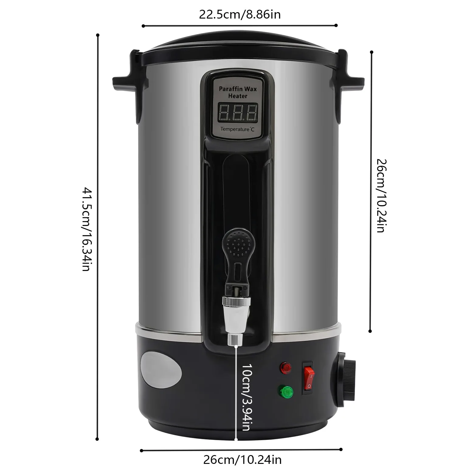 Chensyo Fondeur de cire avec cuillère de mélange et appareil de fusion de cire pour faire fondre le savon de bougie, convient aux adultes et aux débutants, pour faire soi-même des accessoires de