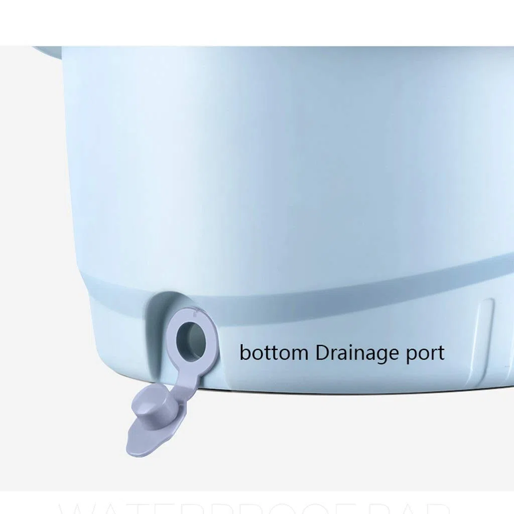 Bonne Absorption d'eau vadrouille et Ensemble de Nettoyage de Seau réglable Suspendu avec Brosse à Main Pression Bleue tête * 4 Maison