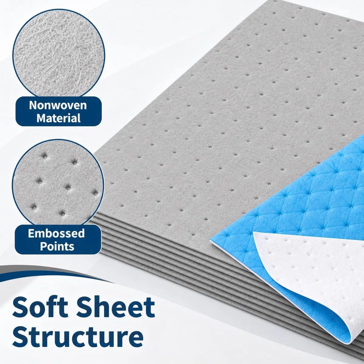 Chiffons Absorbants D'Huile,Coton Absorbant L'Huile