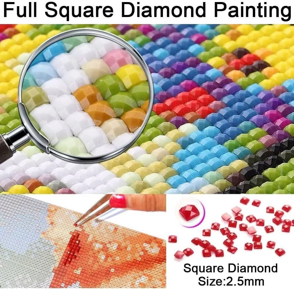 5D Diamond Painting Adulte Perroquet Diamond-Painting 100x135cm L-L62J5