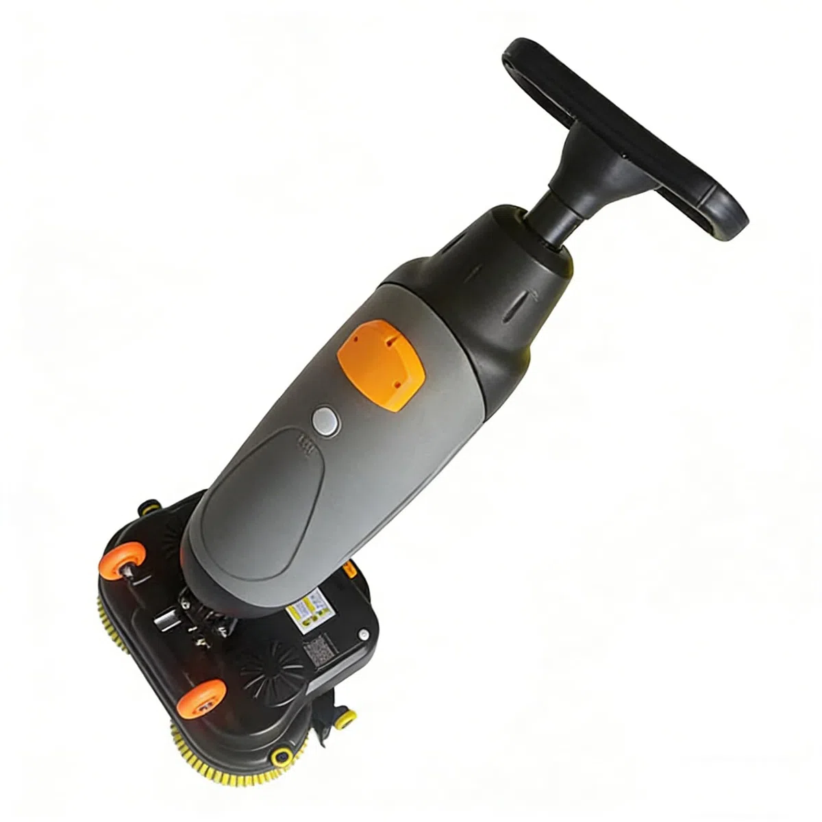 Lustreuse-Polisseuse Sols, Lustreuse Et Laveuse Carrelage Sans Fil, Nettoyeur ÉLectrique Autoporté, Faible Bruit, Panneau Commande Clair, Port Charge Étanche, Écoles, Supermarchés, Hôtels Grey