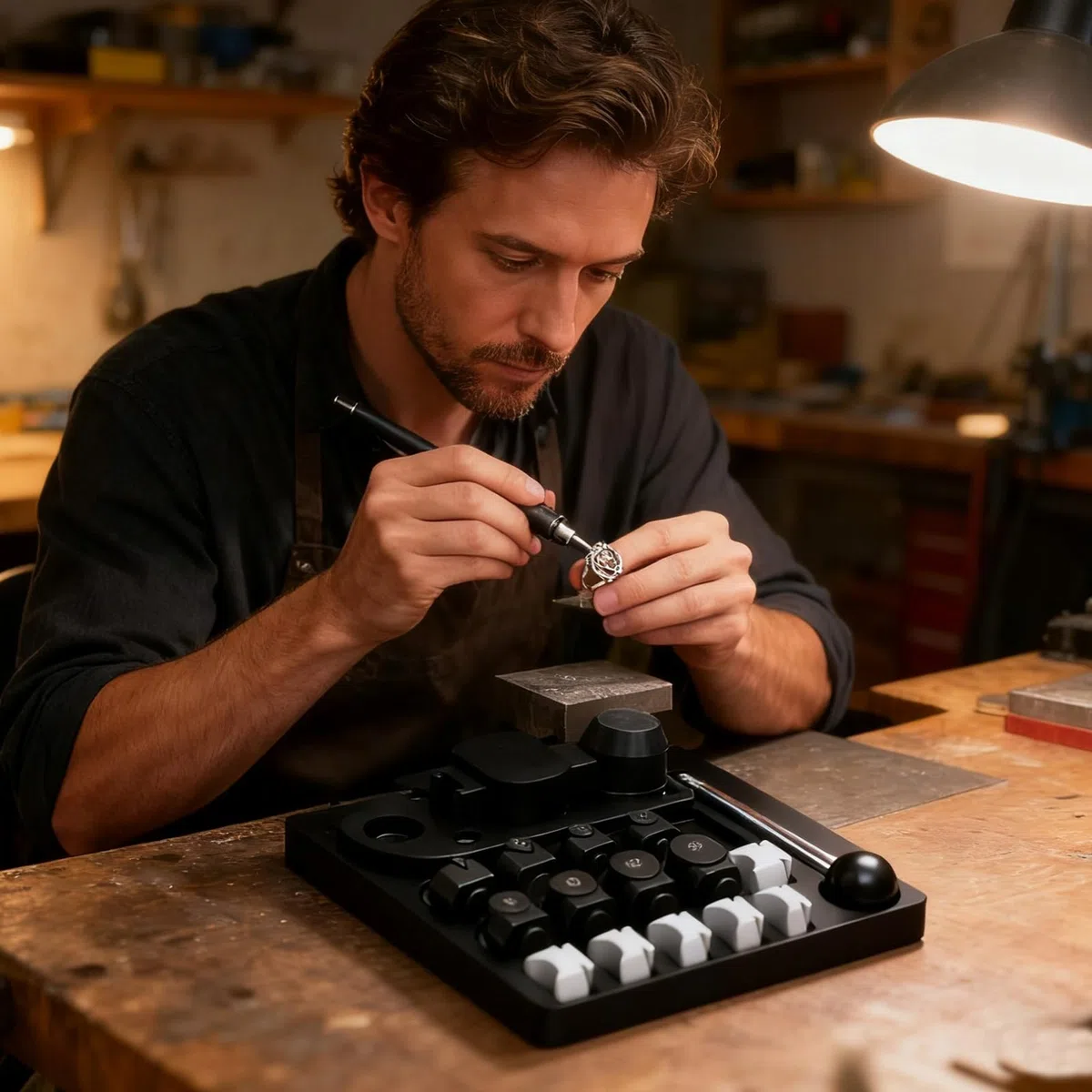Arroopu Cintreuse De Bagues Machine À Bijoux Ébauches Breloque