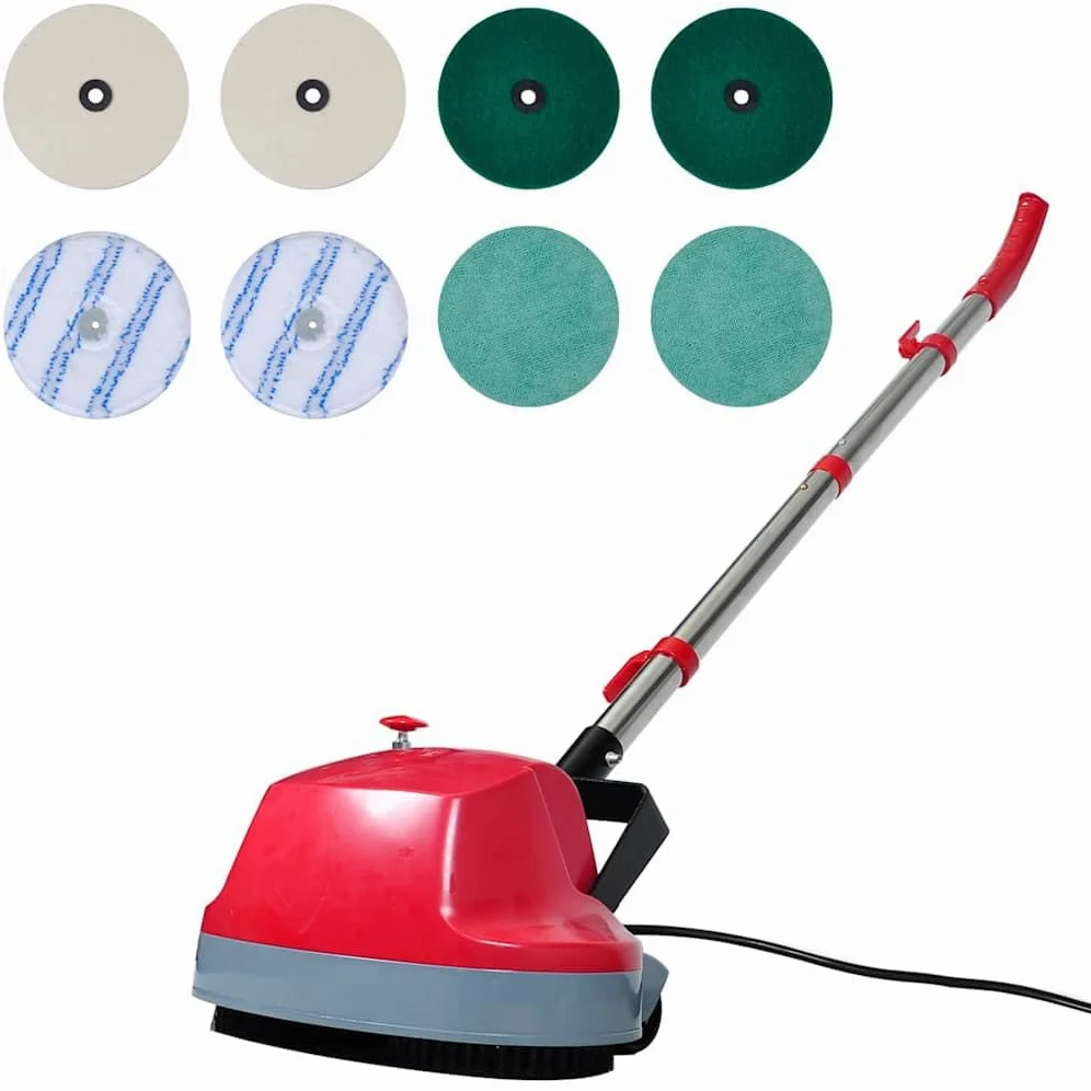Générique Polisseuse et Laveur de Plancher à Double tête 5 en 1, Maison & Jardin, Appareils électroménagers, Aspirateurs, Rouge, (Poids 3.9KG)