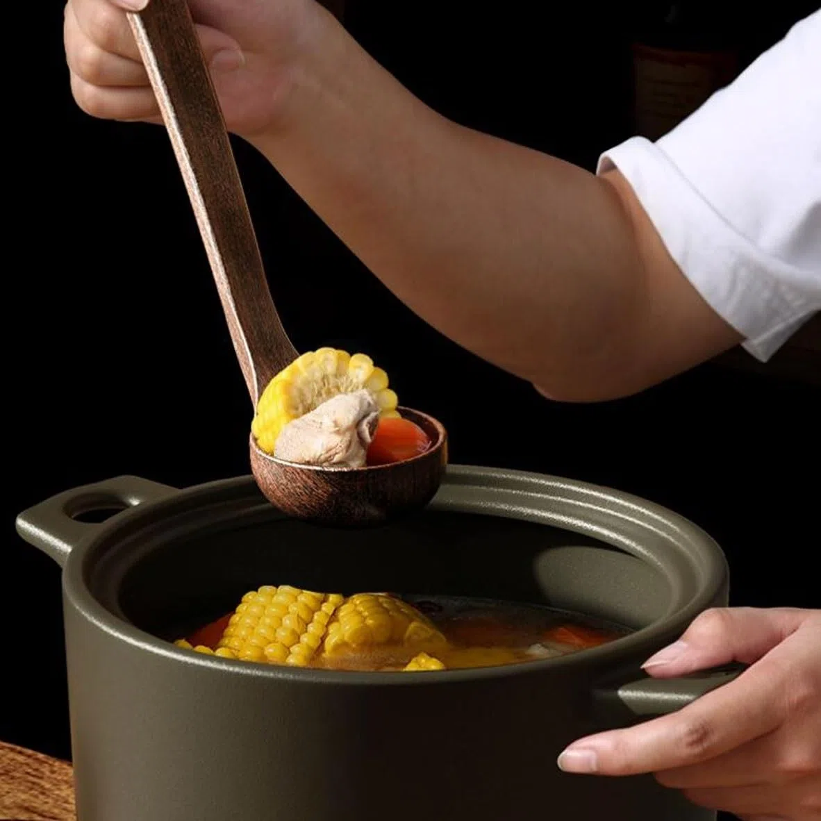 Ustensiles de Cuisine en Bois, Ensembles de 5 pièces, cuillères de Cuisine, spatules, ustensiles de Cuisine, Gadgets