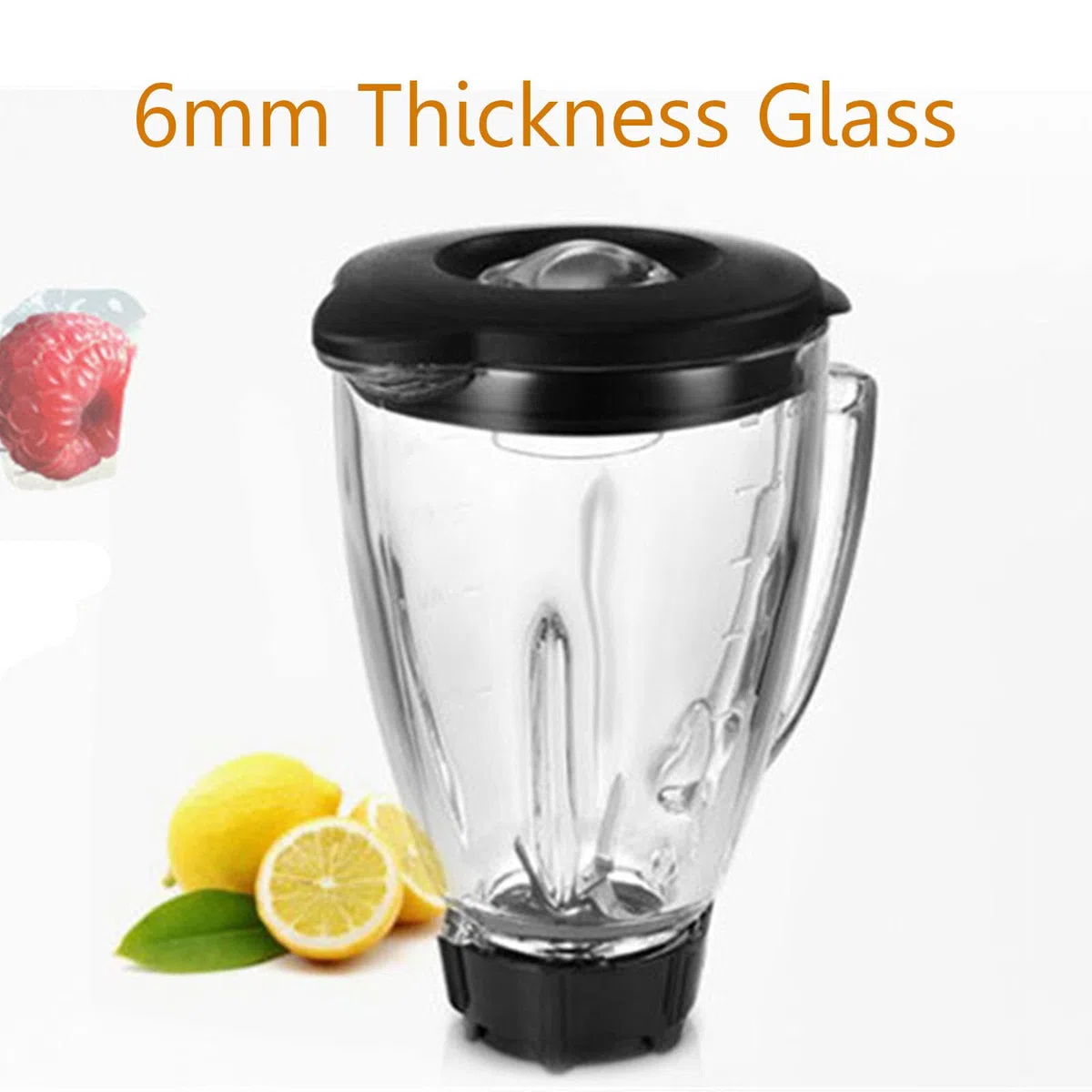 Blender Smoothie 600W, 1.25 L Blender Mixeur, Vitesses Réglables et Fonction Pulse, Mixeur Multifonction avec 4 Lames pour Glace pilée/Jus/Dessert/Nettoyage Automatique,sans BPA